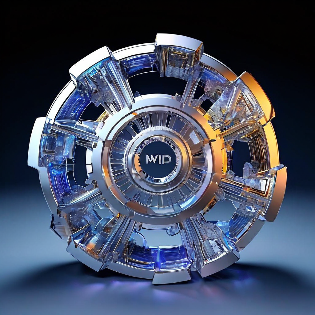 파란색 3차원 설계도에서 "PER Design Limit" 표시된 파손된 기어가, 반짝이는 다