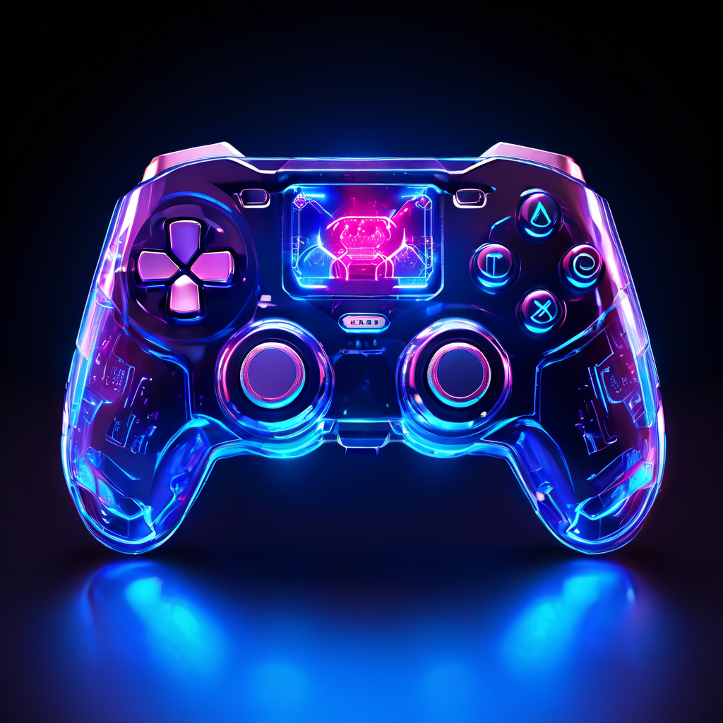 반짝이는 보호 액체로 코팅된 게임 컨트롤러와 90% 승률 수치가 전략 아이콘들과 빛나는 데이터 스트림으로 연결되어 높은 승률을 달성하는 게임 전략을 상징적으로 표현한 이미지입니다.